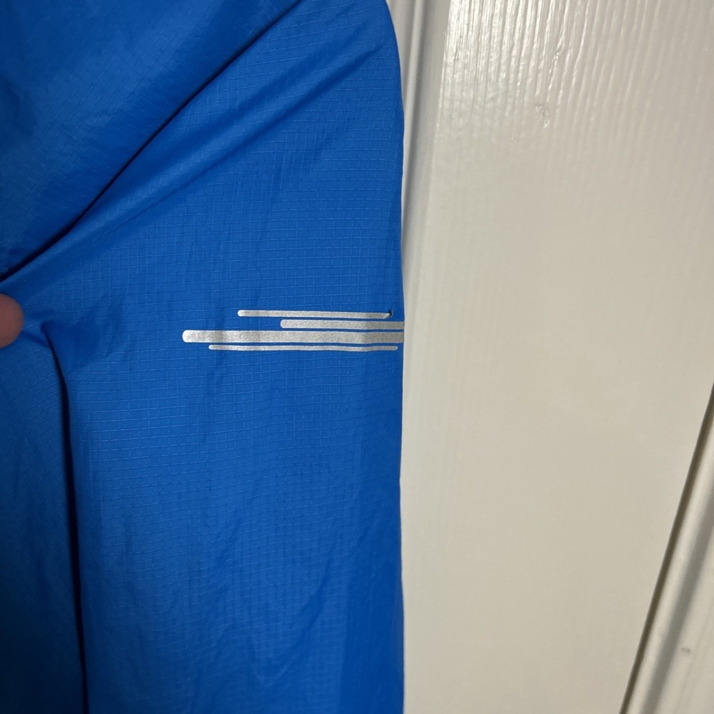 Nike Dri-Fit Full-Zip Jacket YOUTH Blue Orange Windbreaker Boys 639411-408 - Picture 3 of 8